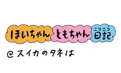 【保育園・保育士】ほいちゃんともちゃんニコニコ日記　第328話『スイカのタネは』